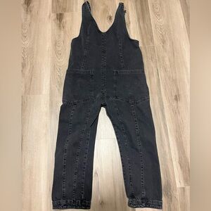COPY - Free People black denim jumpsuit